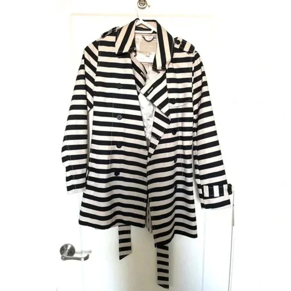 Banana Republic Monogram Striped Trench